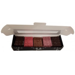 Boîte Mini tablette - Chocolat noir suisse - 60 x 16g